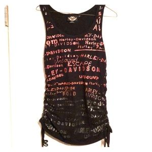 Blingy Harley Davidson Top